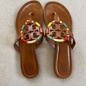 Tory Burch Miller sandal multi color size 9